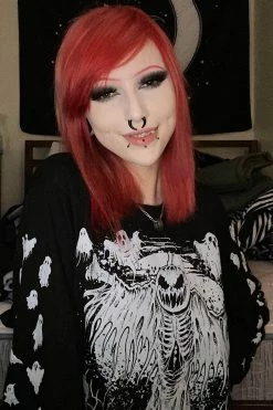 VampireFreaks Pumpkin Reaper Tee [Multiple Styles Available] -AKUMU INK shop Grim Reaper Womens Shirt