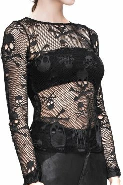 DEVIL FASHION Skull Sorcerer Top
