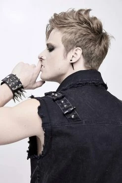 DEVIL FASHION Creeping Death Punk Vest -AKUMU INK shop Grunge Punk Vest Top