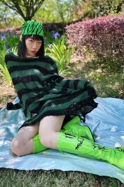 Catalyst Dark Forest Green/Black Striped Distressed Sweater 9 Catalyst Dark Forest Green/Black Striped Distressed Sweater -AKUMU INK shop H7e4d93ed2d1f4fbdb257a2fcdfa1d6375copy