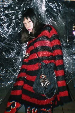 Catalyst Red/Black Striped Distressed Sweater -AKUMU INK shop H95cead910bfa4a25854a6df04fb1fc8fHcopy