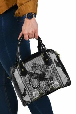 Gallery Serpentine Raven Gothic Handbag