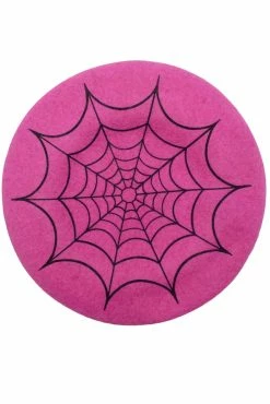 Kreepsville Web Beret Hat [PINK] -AKUMU INK shop HBBWP 3