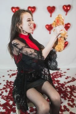 VampireFreaks Tormented Teddy Bear -AKUMU INK shop Halloween Horror Bear