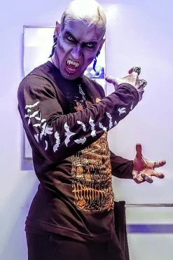 VampireFreaks Haunted Mansion Tee [Pumpkin Orange] -AKUMU INK shop Halloween2