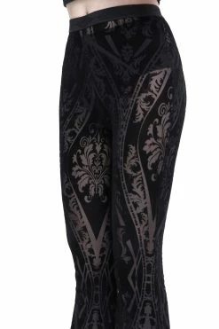 DEVIL FASHION Painted Memories Mesh Pants -AKUMU INK shop Haunted Mansion Outfit