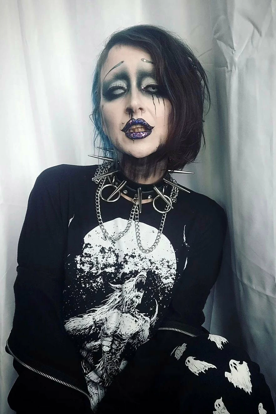 VampireFreaks Ooky Spooky Ghost Joggers 9 VampireFreaks Ooky Spooky Ghost Joggers - Image 7