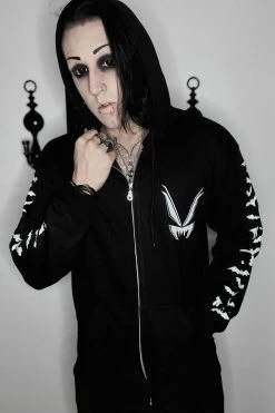VampireFreaks Baby Bat Hoodie [Zipper Or Pullover] -AKUMU INK shop Hoodiecreeper