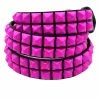 Funk Plus Punk Drunk Love Pyramid Stud Belt [Hot Pink]