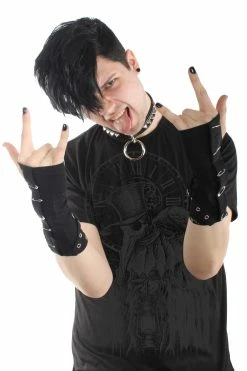 Tripp NYC Safety Pin Goth Arm Warmers -AKUMU INK shop IMG 1793 fe877e37 8fdc 48e8 b476 3023f64cf91a