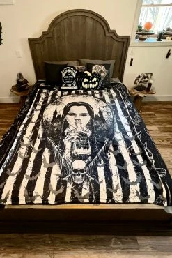 Catalyst Wednesday Addams Poison Throw Blanket