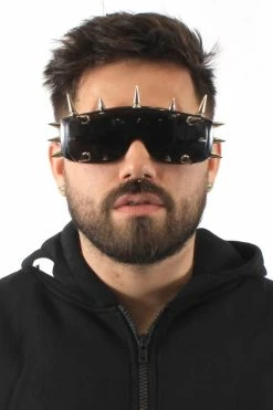 Catalyst Spiked Shield Sunglasses -AKUMU INK shop IMG 2409 1