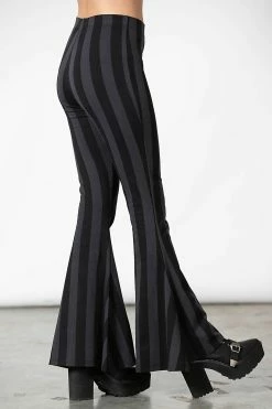 KILLSTAR Inferno Room Flares [Grey Stripe] -AKUMU INK shop INFERNO FLARES GREY W C x1600copy