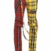 TRIPP NYC Tripp Split Leg Bondage Pants [Yellow/Red Plaid] -AKUMU INK shop IS103MP REDYELPLD F 1622x 1622x f0757458 6807 4e19 880c eef272268c9f