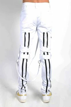 TRIPP NYC Tripp Asylum White Bondage Pants -AKUMU INK shop IS267M WHITE B