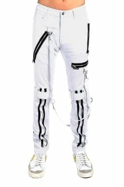 TRIPP NYC Tripp Asylum White Bondage Pants