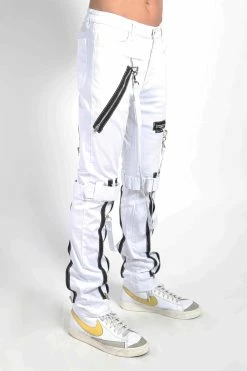 TRIPP NYC Tripp Asylum White Bondage Pants -AKUMU INK shop IS267M WHITE S