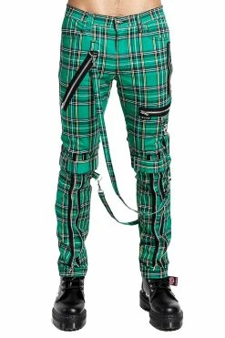 TRIPP NYC Tripp Bondage Pants [Green Plaid]