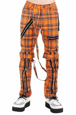 TRIPP NYC Tripp Bondage Pants [Orange Plaid]