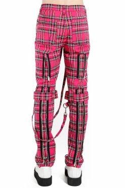 TRIPP NYC Tripp Bondage Pants [Pink Plaid] -AKUMU INK shop IS267MP PINKPLD B