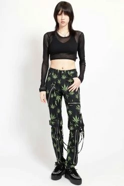 Tripp NYC Bondage Pants [Grass] -AKUMU INK shop IS267MP GRASSBLK FULL2 1000x 768667b9 ea36 4542 9cd4 5adb5dba8a94