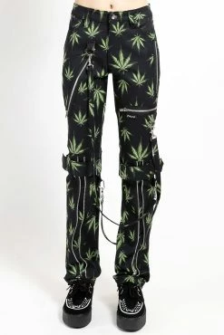 Tripp NYC Bondage Pants [Grass] -AKUMU INK shop IS267MP GRASSBLK F 1000x d60e749d 7c29 4425 a2e4 b199b3cf94d4