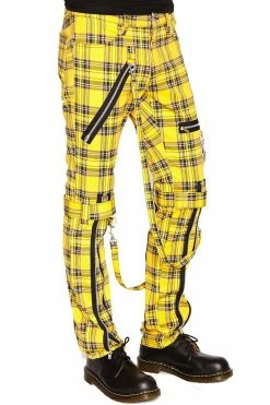 Tripp NYC Bondage Pants [Yellow Plaid] -AKUMU INK shop IS267MP YELLPLD S 1622x 1552a53c cd86 403c 95d1 2a81135f2a59