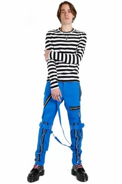 TRIPP NYC Tripp Bondage Pants [Blue] -AKUMU INK shop IS267M TURQ FULL