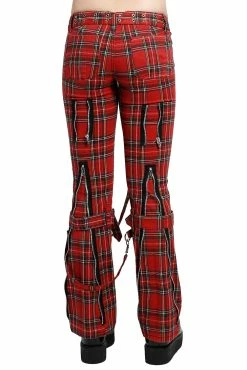 TRIPP NYC Tripp Ladies Bondage Pants [Red Plaid] -AKUMU INK shop IS267P REDPLD B