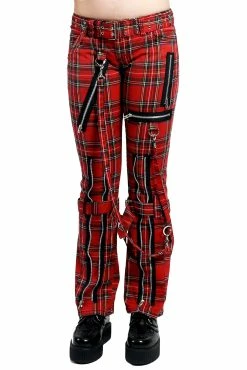 TRIPP NYC Tripp Ladies Bondage Pants [Red Plaid]