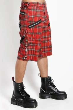 TRIPP NYC Tripp Punk Shorts [Red Plaid] -AKUMU INK shop IS3095P REDPLD S 1000x 000273fb d8d4 4505 ac7d e43742886fcd