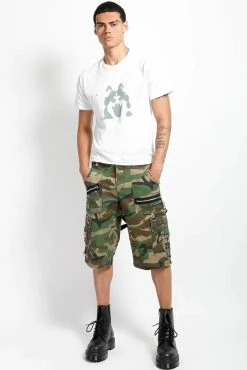 Tripp NYC Punk Shorts [Green Camo] -AKUMU INK shop IS3095P GREENCAMO FULL GUY 1000x ae6fad4c 99aa 45ec 929b a9a393ddd2cb