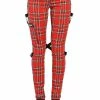 TRIPP NYC Tripp Ladies Chaos Bondage Pants [Red Plaid] -AKUMU INK shop IS4756P REDPLD F