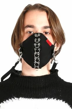 Tripp NYC Piercing Face Mask [Black]
