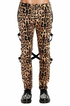 TRIPP NYC Tripp Chaos Bondage Pants [Leopard]