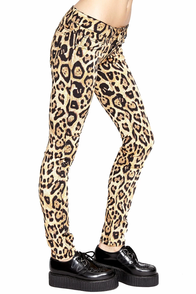 Tripp NYC Leopard Print Ladies Jeans 6 Tripp NYC Leopard Print Ladies Jeans - Image 4
