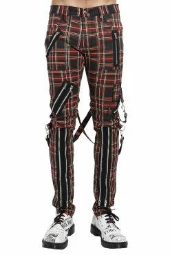 TRIPP NYC Tripp Mens Bondage Punk Pants [Black Plaid] -AKUMU INK shop IS674MP BLKPLD F 1000x ada5ffd0 81e4 45ac 8254 27bb526eb36d