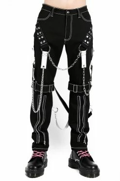 TRIPP NYC Tripp Raider Pants [Black/White]