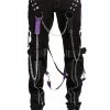 Tripp NYC Raider Pants [Black/Purple] -AKUMU INK shop IS7065M BLKPURPLE F 1000xcopy