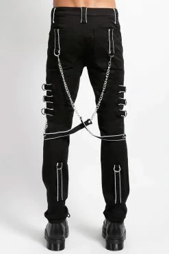 Tripp NYC Punk Parade Pants [Black/White] -AKUMU INK shop IS7120M BLKWHT B 1000x 85f1e6ed 8ed0 442a a368 b0085f640ebf
