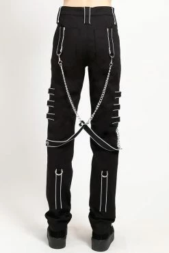 Tripp NYC Punk Parade Pants [Black/White] -AKUMU INK shop IS7120 BLKWHT B 1000x 09d17803 ba65 4fcf a1b9 5ade5705d34f