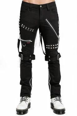 TRIPP NYC Tripp Studded Bondage Pants [Black]