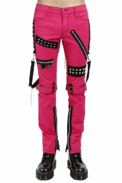 TRIPP NYC Tripp Studded Bondage Pants [Pink]