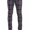 TRIPP NYC Tripp Rocker Jeans [Purple Plaid] -AKUMU INK shop IS7374P PRP F