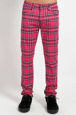 Tripp NYC Rocker Jeans [Pink Plaid]