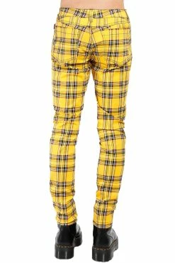 TRIPP NYC Tripp Rocker Pants [Yellow Plaid] -AKUMU INK shop IS7374P YELLOWPLD B 1000x 915b89a5 98ce 492e 89ac f12cf0a9ba97