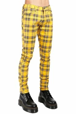 TRIPP NYC Tripp Rocker Pants [Yellow Plaid] -AKUMU INK shop IS7374P YELLOWPLD S 1000x 1241c7bc c555 40e9 b3c5 3770abeb8c9e