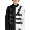 TRIPP NYC Tripp Split Pilot Jacket [Black/White] -AKUMU INK shop IS7571M BLACKWHITE F