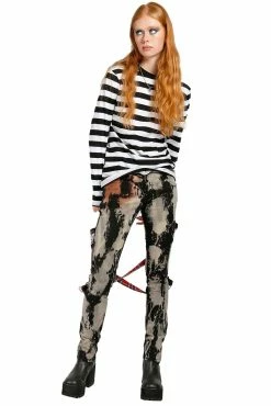 Tripp NYC Bleach Chaos Pants -AKUMU INK shop IS7797B BlKBLEACH FULL 1000x 28f3c452 5b1f 477b 8909 a8da757baadb