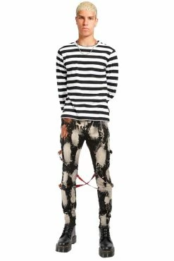 Tripp NYC Bleach Chaos Pants -AKUMU INK shop IS7797B BlKBLEACH FULL 1 1000x d18ced0f 62f3 4da4 b197 d071fd6ef106